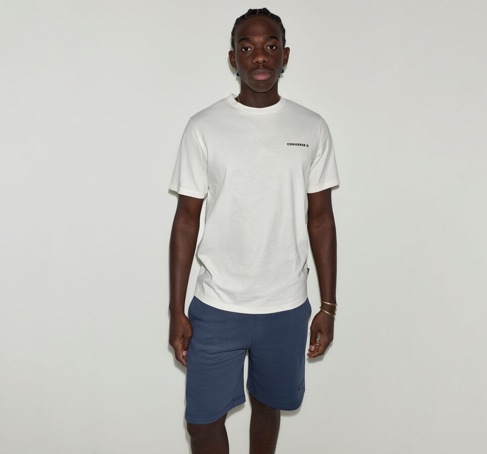 Chev Dazed Star T-Shirt Converse Egret