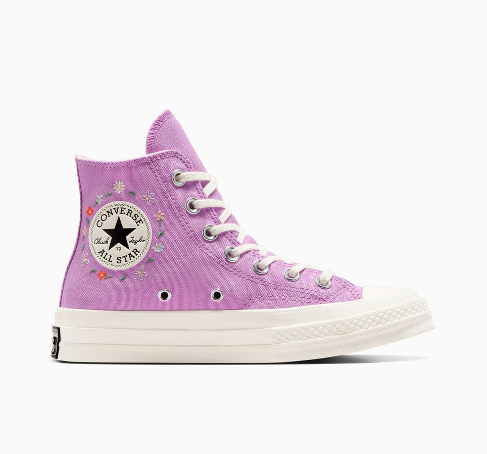 Chuck 70 Little Flowers Grape Fizz/Egret/Egret