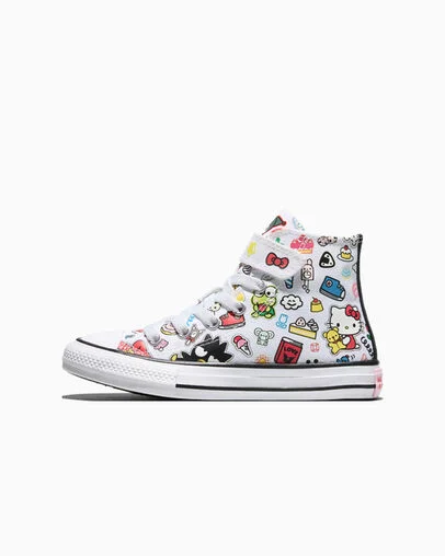 Converse x Hello Kitty And Friends Chuck Taylor All Star Easy-On Stickers White/White/Black, Inner Side View