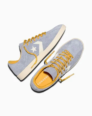 All Star Classic Trainer Suede Thunder Whale Grey/Gold Palm/Egret, Outer Side View