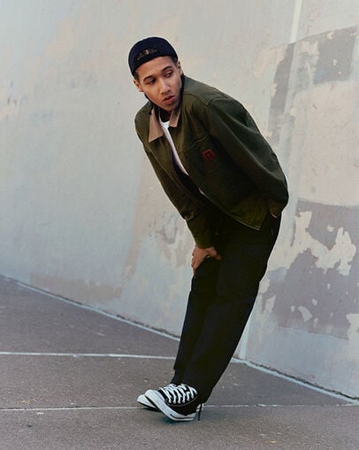 Essential Zip Jacket Good Natured Green