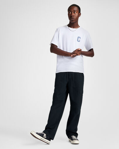 Harbor Cargo Pants Converse Black, Full Body View