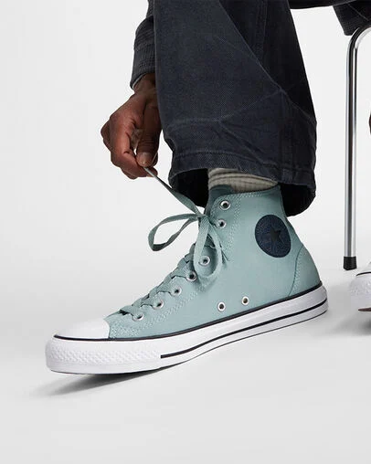 Chuck Taylor All Star Polyester & Suede Mountain Teal/Midnight Pass, Reflective View