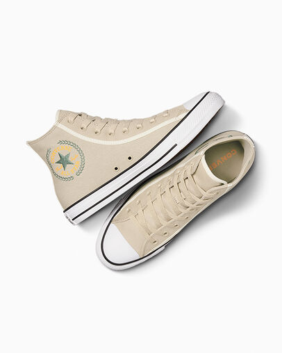 Chuck Taylor All Star Beach Stone/Egret/Beach Stone, Angled View