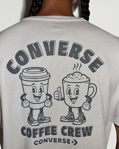 Coffee Crew Short-Sleeve T-Shirt White 10A