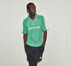 Retro Jersey Polo Green Means Go