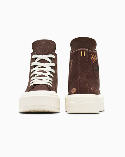 Converse Cruise Tiny Tattoos Dark Root/Dark Root/Egret, Heel View