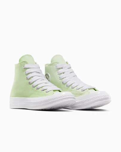 Chuck 70 Translucent Patch Surplus Mint/Foothill Green, Top and Side View