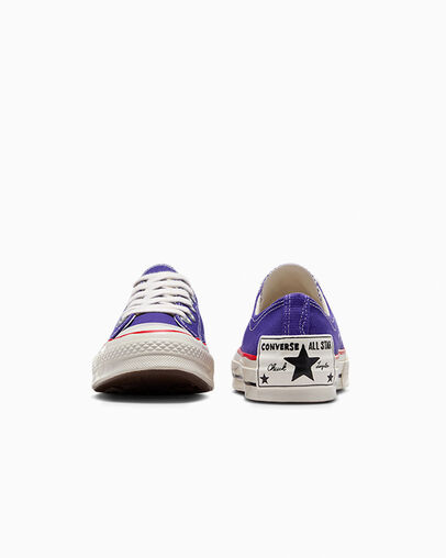 Chuck 70 Sketch Court Purple/Egret/Red, Heel View