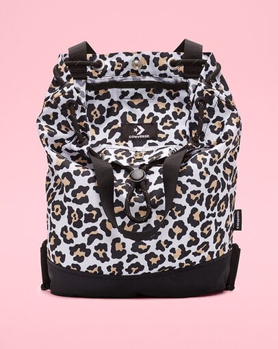 Bucket Bag Leopard/Black, Detail View