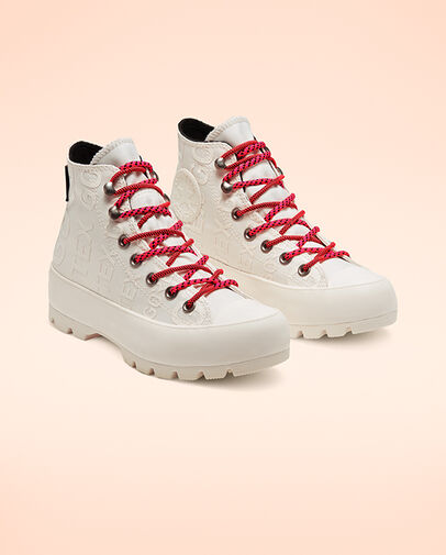Winter GORE-TEX Lugged Chuck Taylor All Star Boot Egret/Prime Pink