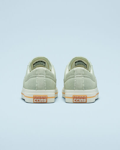 CONS One Star Pro Denim Light Blue/Indigo Oxide/Egret, Heel View