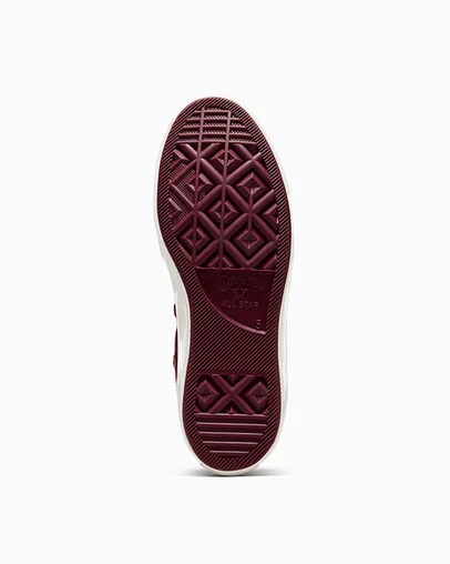 Chuck 70 Canvas & Plaid Deep Bordeaux/Egret, Outsole View
