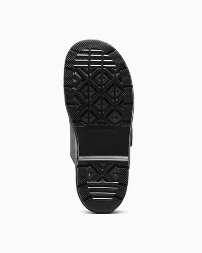 Chuck Taylor All Star Lugged Flatform Sandal Black/Black/Black, Outsole View
