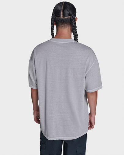 CONS Embroidered T-Shirt Grey Area, Detail View