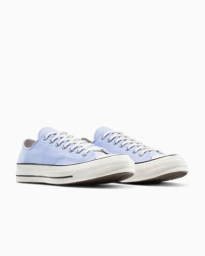 Chuck 70 Canvas Blueberry Ice/Egret/Black, Top and Side View