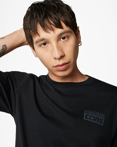 CONS Graphic T-Shirt Black, Detail View