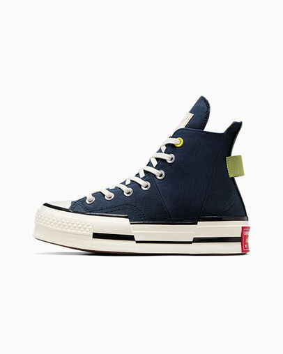 Chuck 70 Plus Heel Loop Navy/Egret/Black, Inner Side View