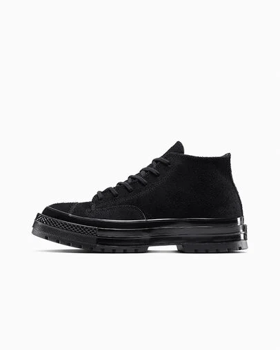 Chuck 70 National Suede Black/Black/Black, Inner Side View