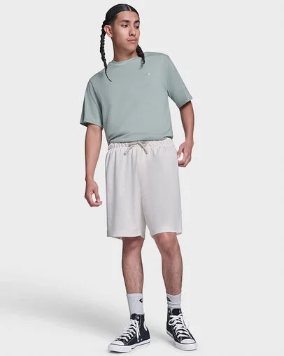 Star Mesh Shorts Converse Egret