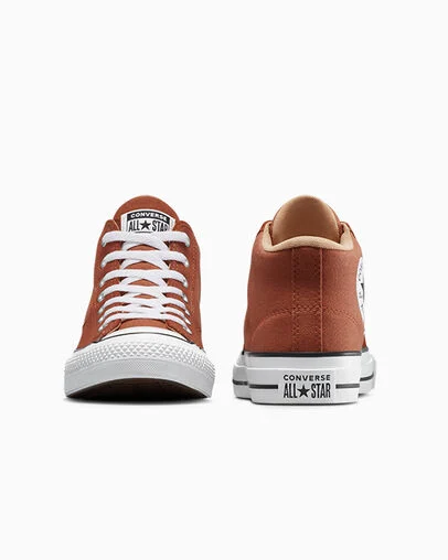 Chuck Taylor All Star Malden Street Canvas & Suede Red Terracotta/White/Black, Heel View
