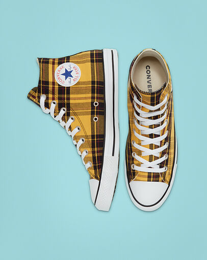 Plaid Chuck Taylor All Star Yellow/White/Black
