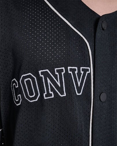 Converse Relaxed Baseball Jersey Converse Black