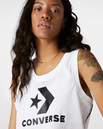 Stripe Track Mid White