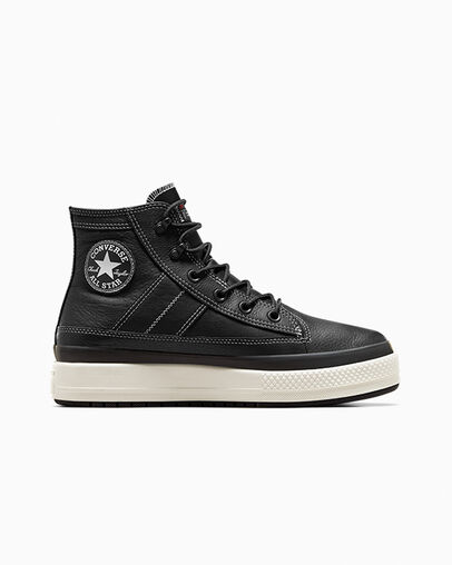 Chuck Taylor All Star Equip Waterproof Black/Black/Vintage White, Outer Side View