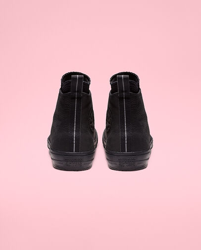 Chuck Taylor All Star Waterproof Leather High Top Black/Black/Black