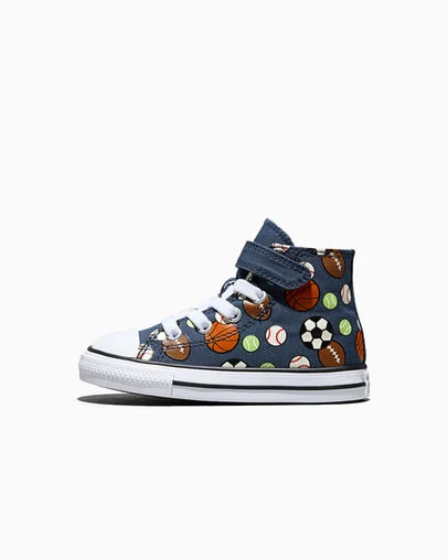 Chuck Taylor All Star Easy-On Sports Navy/Orange/Unerthed, Inner Side View