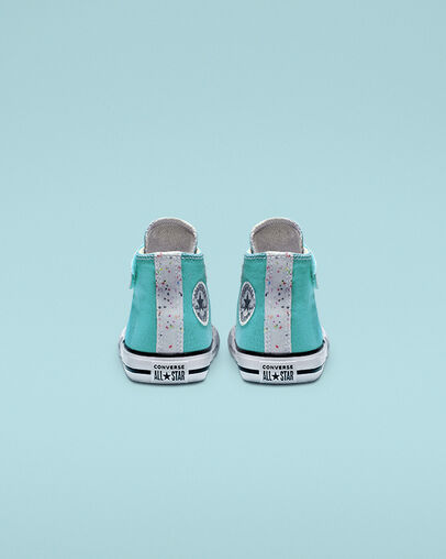 Galaxy Dust Hook and Loop Chuck Taylor All Star Turbo Green/Natural Ivory