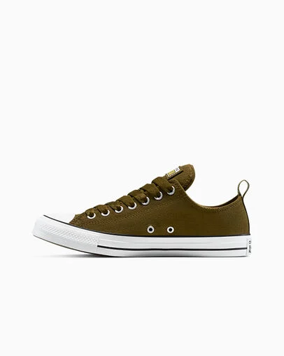Chuck Taylor All Star Heavy Canvas Surplus Olive/Moss Sauce/White, Inner Side View