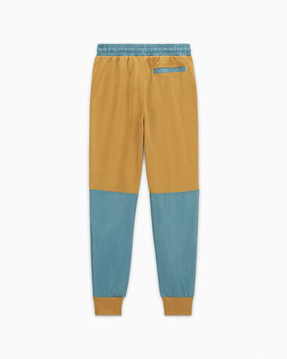 Geared Up Blocked Joggers Dunescape, Back View