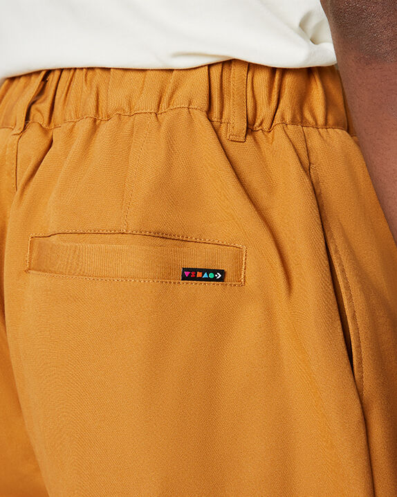 converse patch shorts