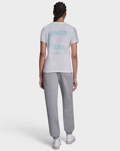 C Type T-Shirt White 10A, Detail View