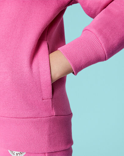 Fleece Chuck Patch Full-Zip Mod Pink