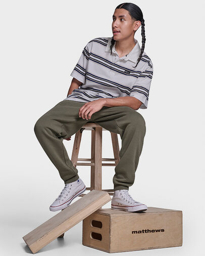 CONS Striped Polo Shirt White 10A Multi