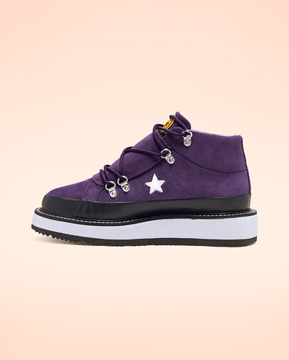 Fleece Lined Boot One Star Grand Purple/Black/White