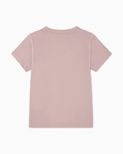 Leopard Chucks T-Shirt Petal Pit, Back View