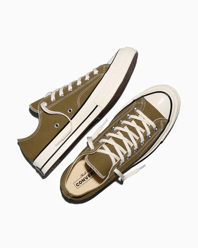Chuck 70 Canvas Bog Down/Egret/Black, Angled View