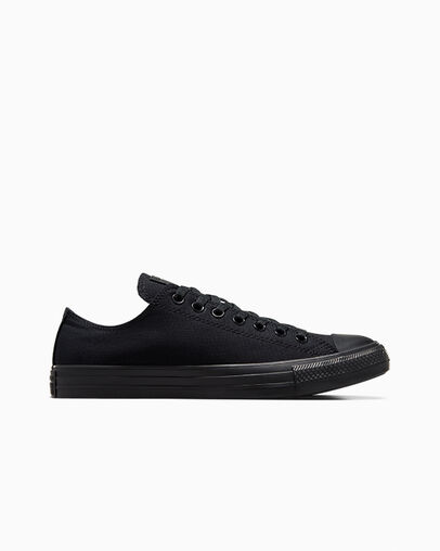 Chuck Taylor All Star Canvas Black Monochrome, Outer Side View