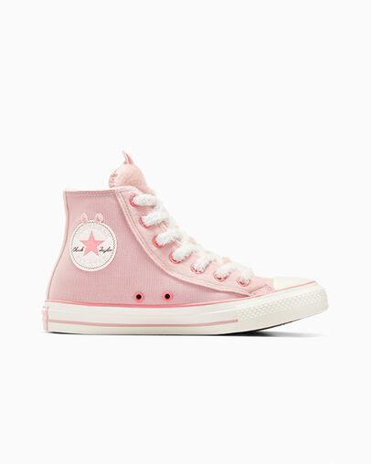 Chuck Taylor All Star Rabbit Static Pink/Illist Pink/Egret, Outer Side View
