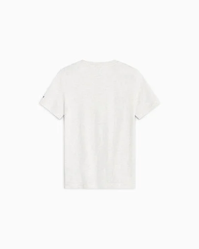 Retro Remix Sneaker T-Shirt Birch Heather, Back View