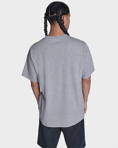 Chuck Taylor All Star Patch T-Shirt Vintage Grey Heather, Detail View