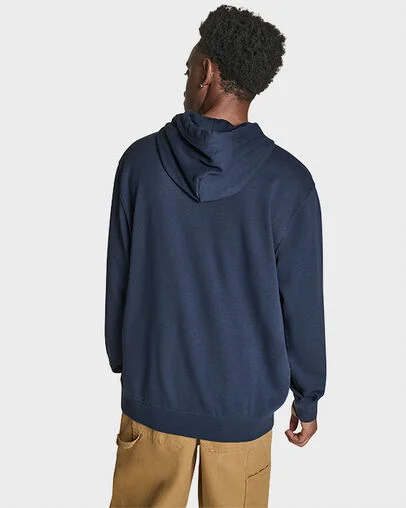 Chuck Taylor Patch Pullover Hoodie Converse Navy, Full Body View