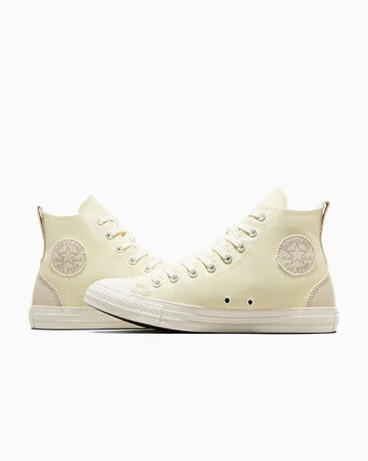 Chuck Taylor All Star Garden Club Egret/Nutty Granola/Egret, Detail Angle View