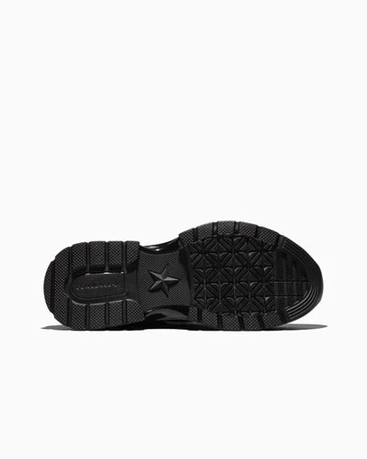 Run Star Crush Leather Black/Black/Dark Matter, Outsole View