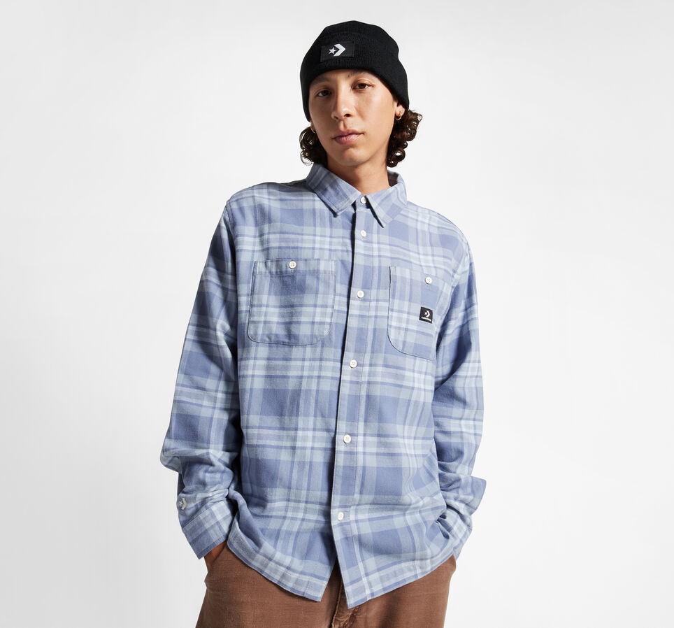 Plaid Shirt Thunder Daze Blue