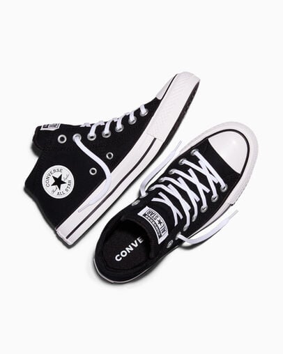 Chuck Taylor All Star Madison Canvas Black/Black/White, Angled View